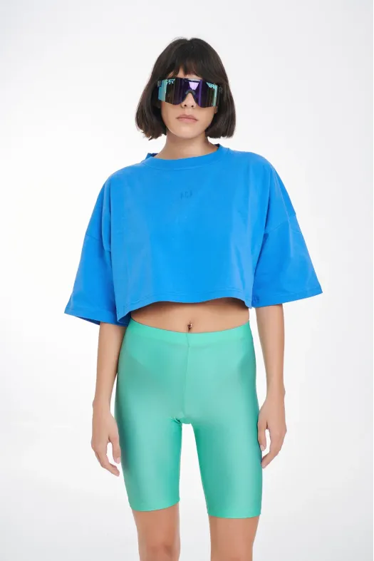 Amaryllis Shiny Biker Shorts - Andreakou Concept Store