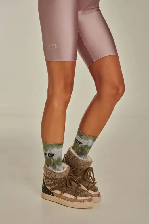 Amaryllis Shiny Biker Shorts - Andreakou Concept Store