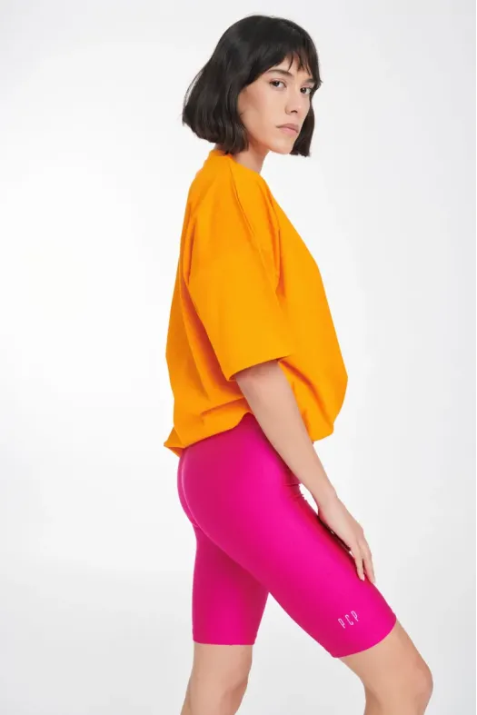 Amaryllis Shiny Biker Shorts - Andreakou Concept Store