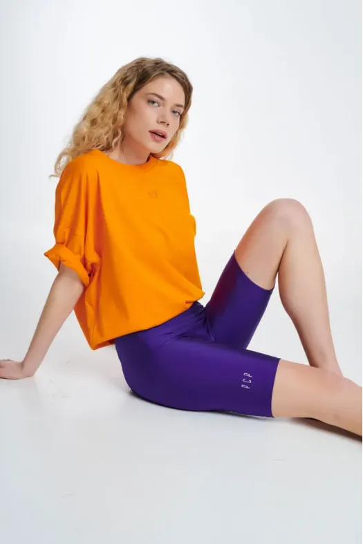 Amaryllis Shiny Biker Shorts - Andreakou Concept Store