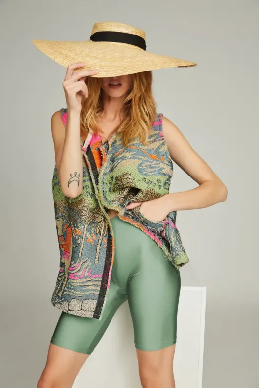 Amaryllis Γυαλιστερο Ποδηλατικο Shorts