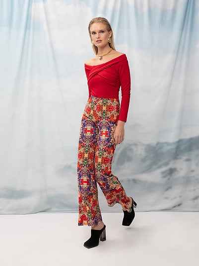 Flared Pants Liberty Floral