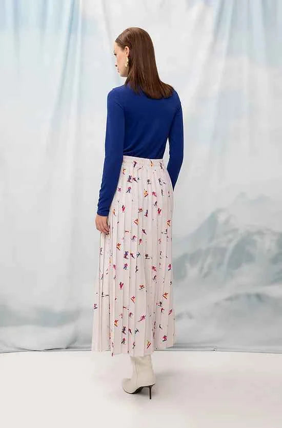 High-Neck Bodysuit Royal Blue