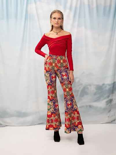Flared Pants Liberty Floral