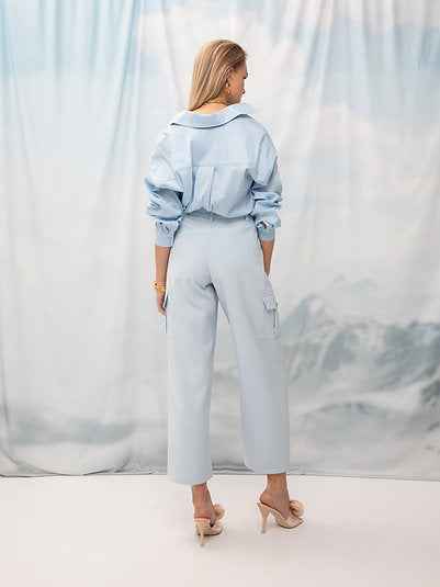 Cargo Pants Sky Blue