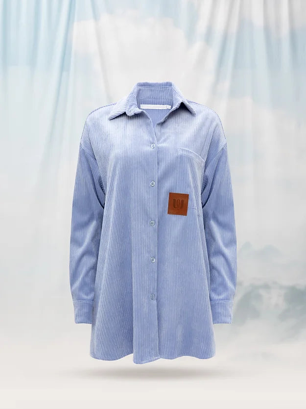 Oversized Corduroy Shirt - Andreakou Concept Store