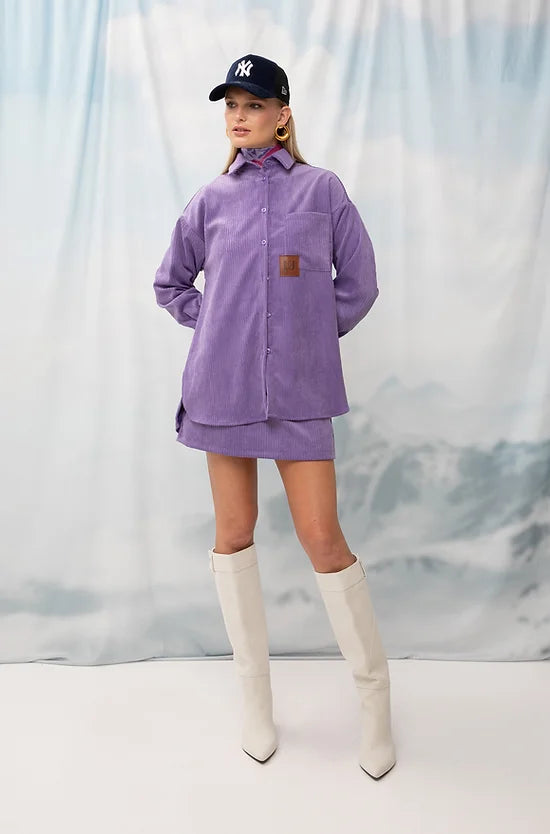 Oversized Corduroy Shirt - Andreakou Concept Store