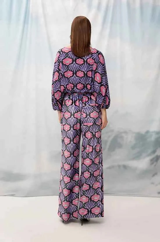 Knitted Cropped Top Garland Black