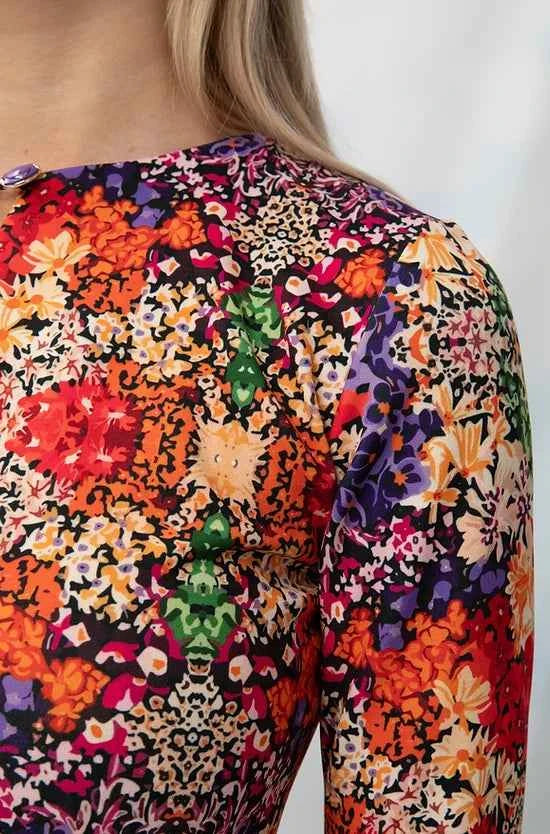 Keyhole Midi Dress Liberty Floral