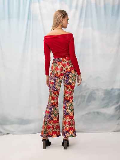 Flared Pants Liberty Floral