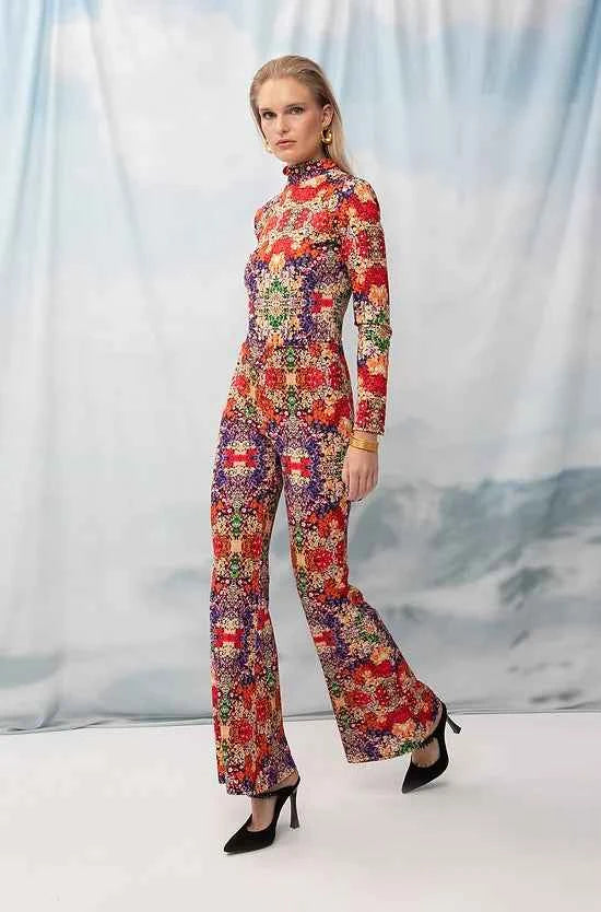 High-Neck Bodysuit Liberty Floral