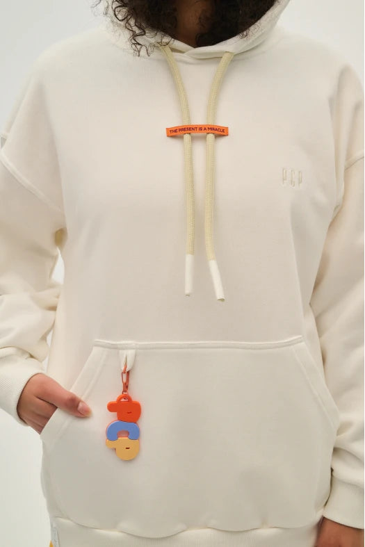 Γυναικειο Φουτερ με Κουκουλα και κεντημα - ONE COLOR - Andreakou Concept Store