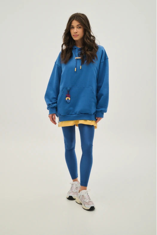 Γυναικειο Φουτερ με Κουκουλα και κεντημα - ONE COLOR - Andreakou Concept Store