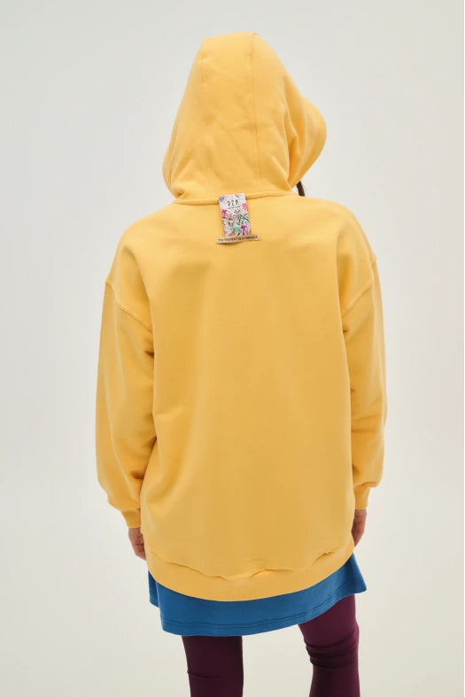 Γυναικειο Φουτερ με Κουκουλα και κεντημα - ONE COLOR - Andreakou Concept Store