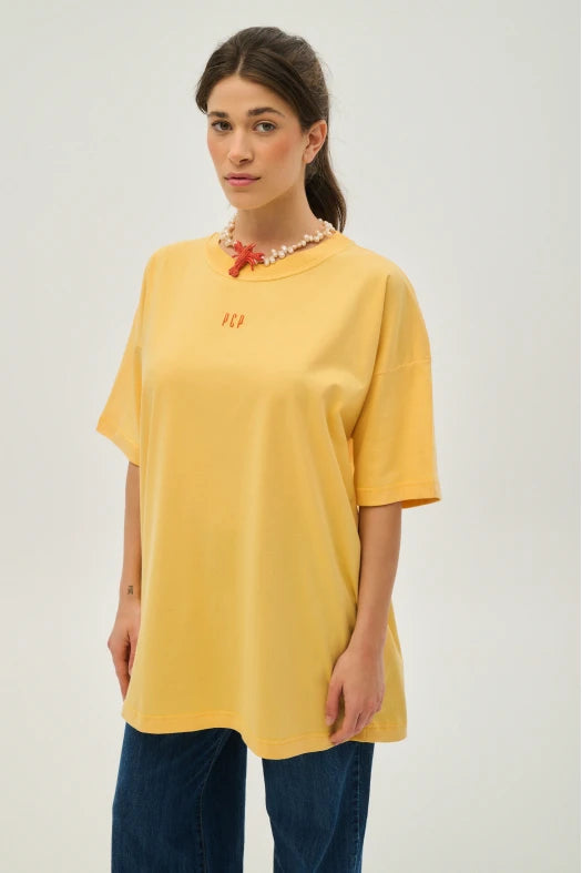 Γυναικειο κοντομανικο μπλουζακι με μεταξοτυπια - Paradise - Andreakou Concept Store