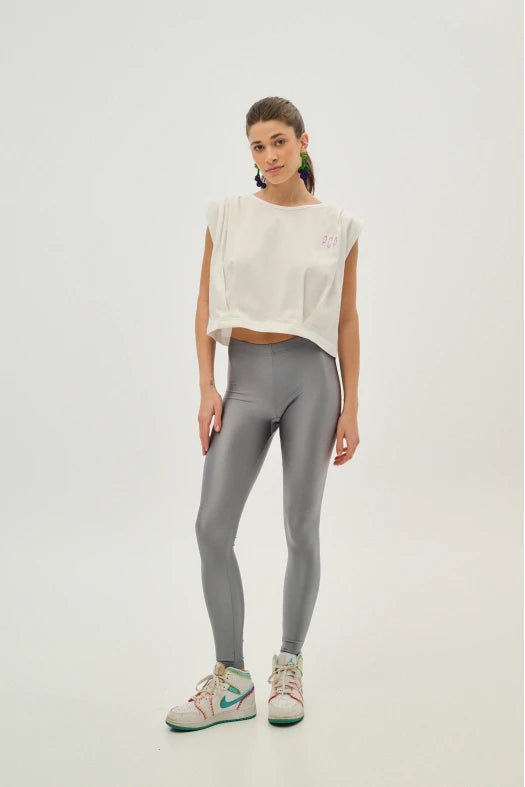 Γυναικειο κοντο μπλουζακι με κεντημα - Polly - Andreakou Concept Store