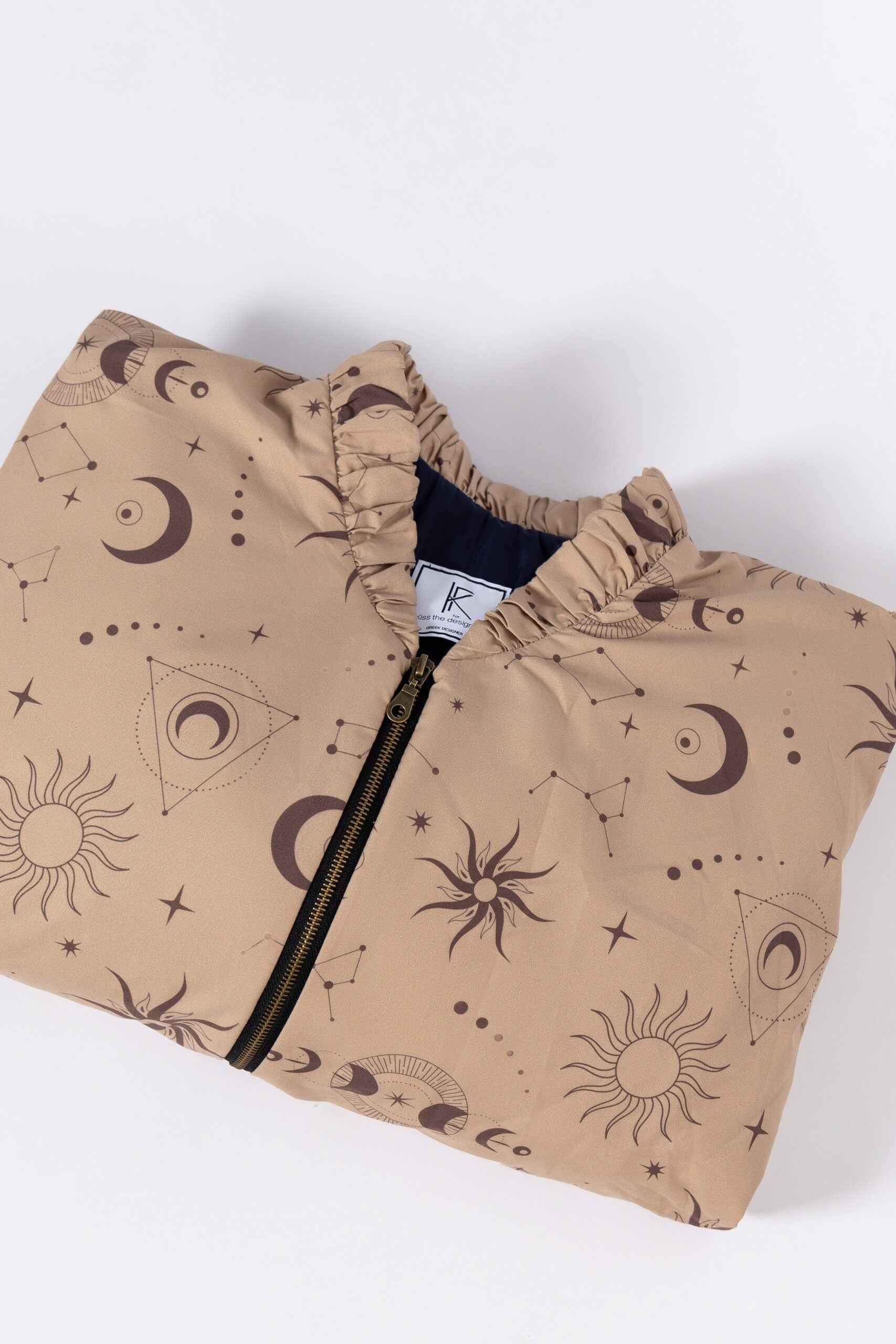 Bomber jacket stars system all over print