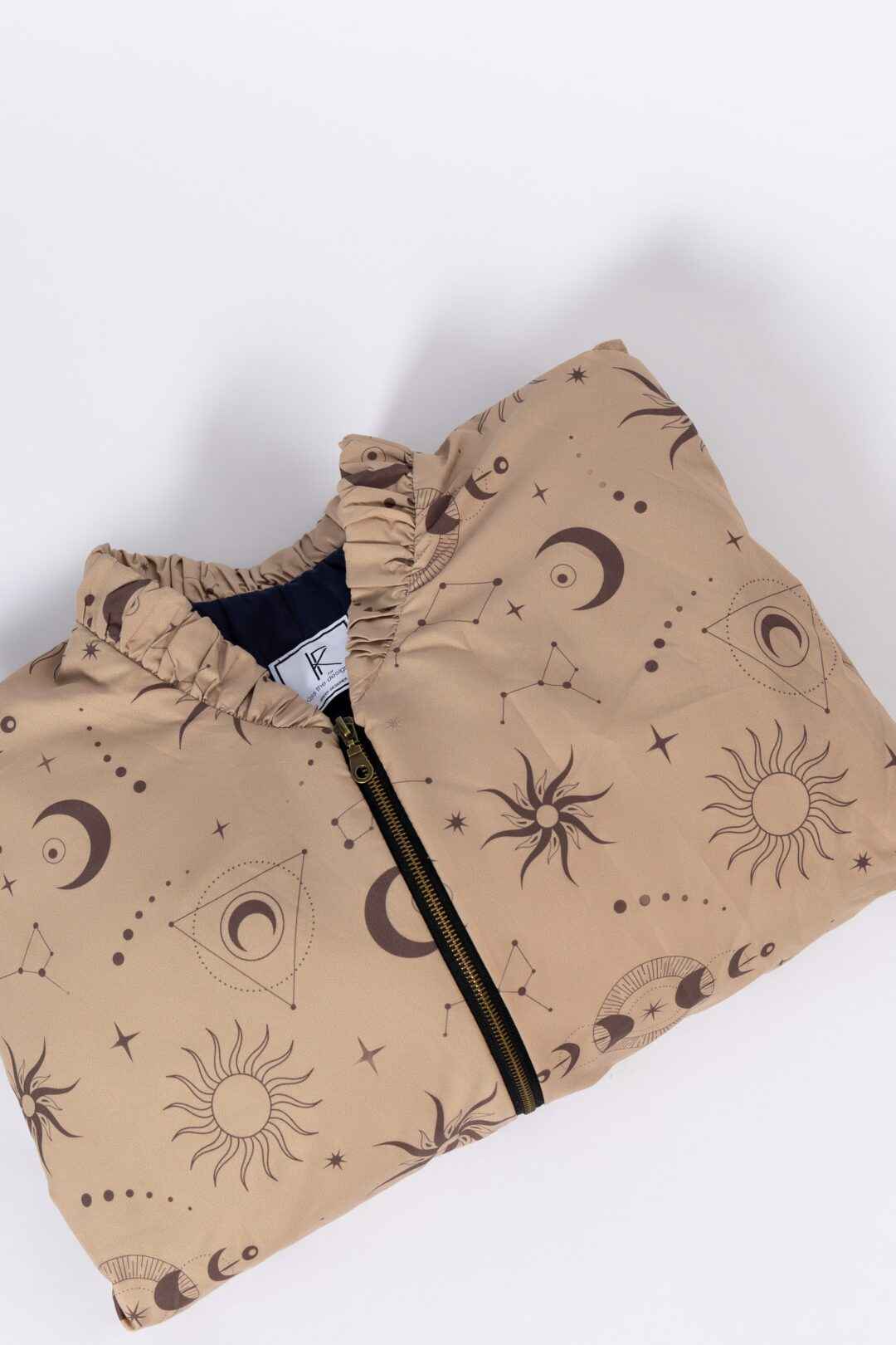 Bomber jacket stars system all over print