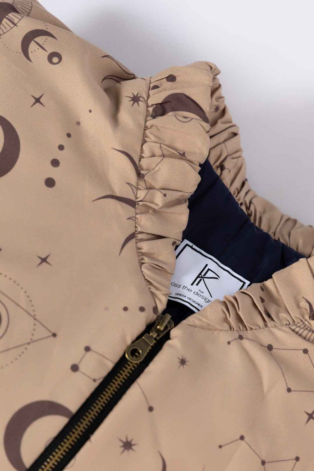 Bomber jacket stars system all over print