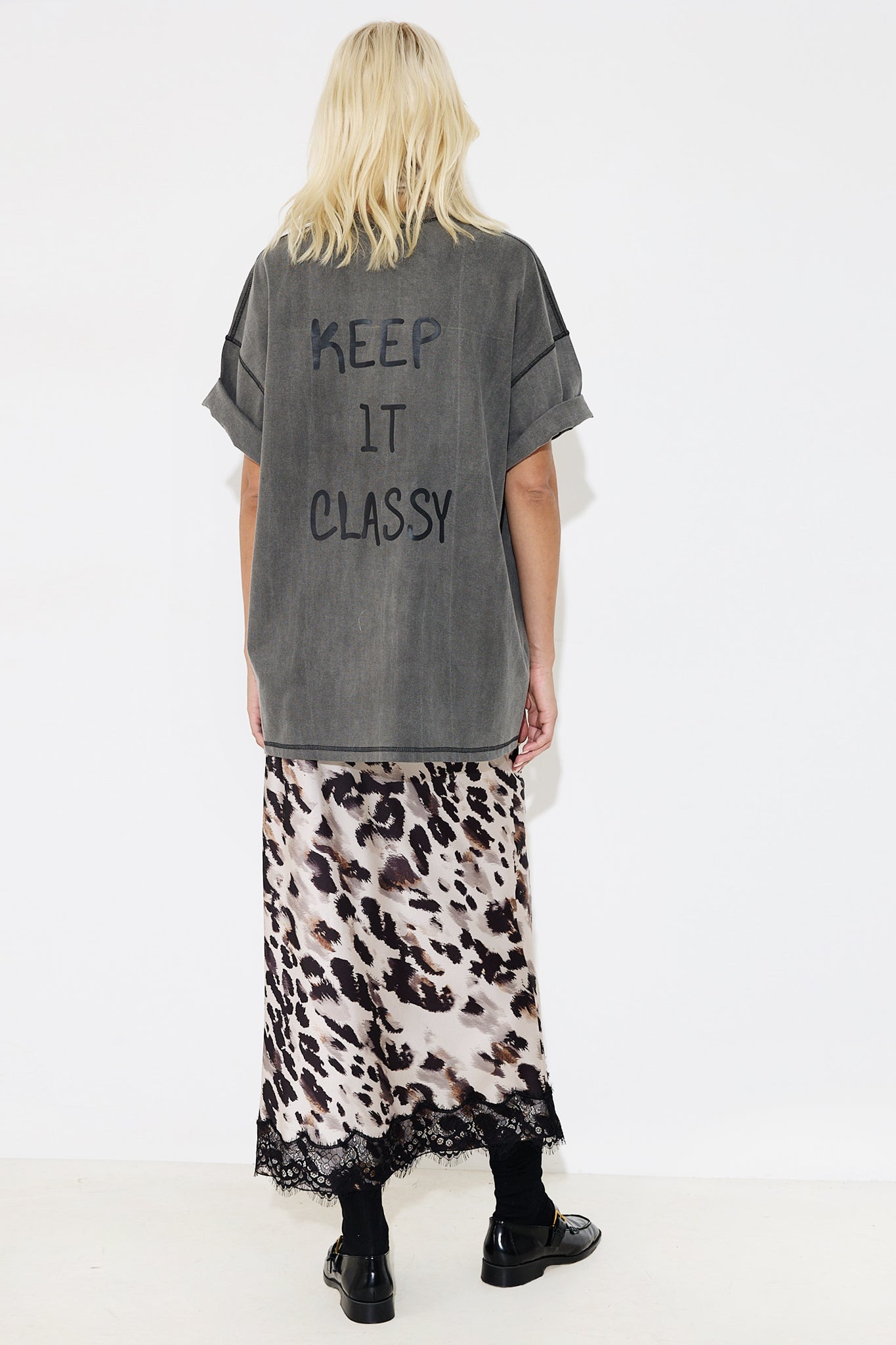 Cotton Oversize T-Shirt K.I.C - Andreakou Concept Store