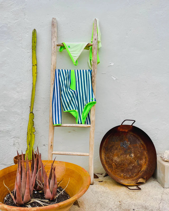 Long Sleeve Swimsuit Metis Blue - Andreakou Concept Store