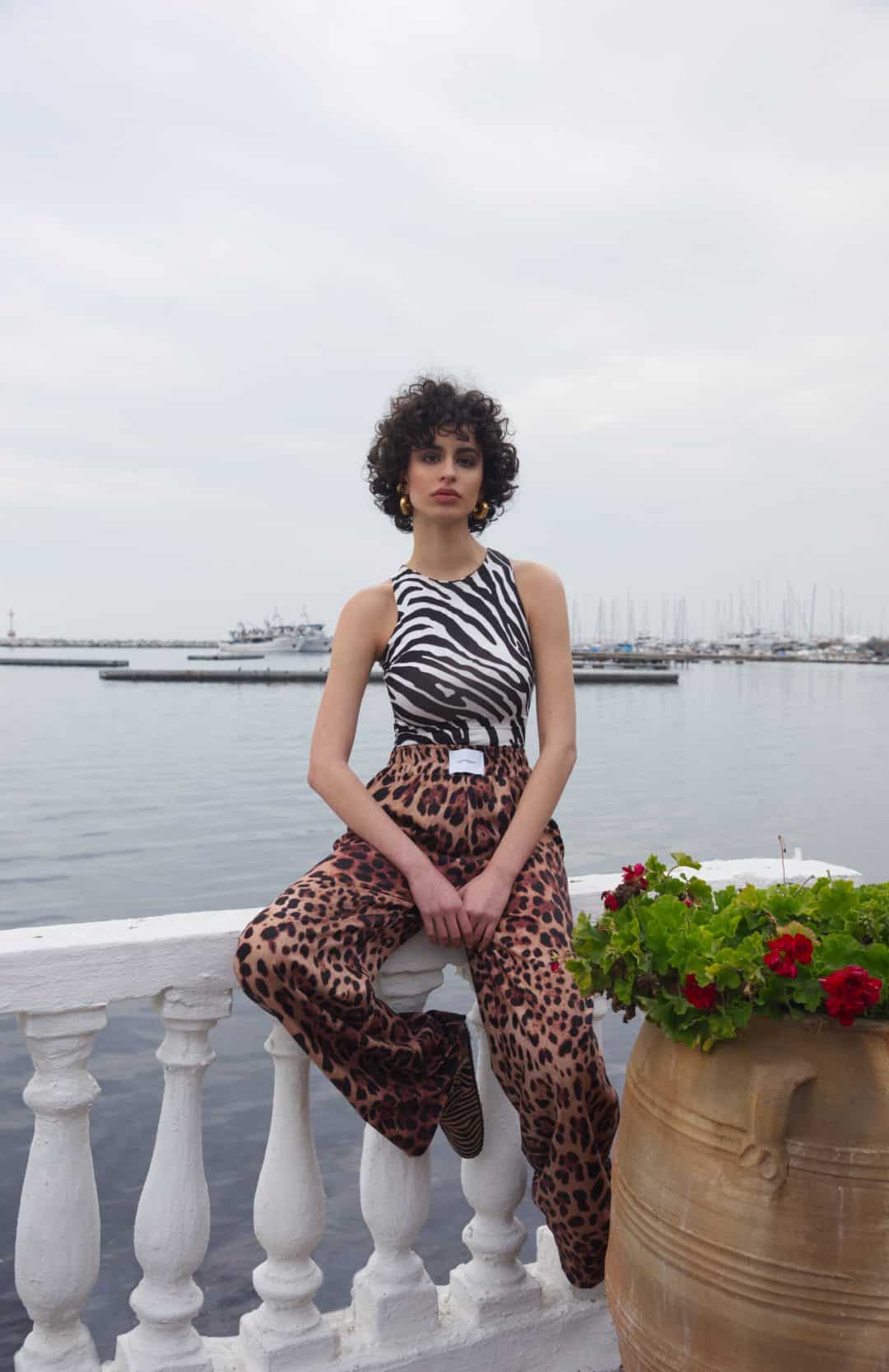 Body ελαστικό zebra print - Andreakou Concept Store