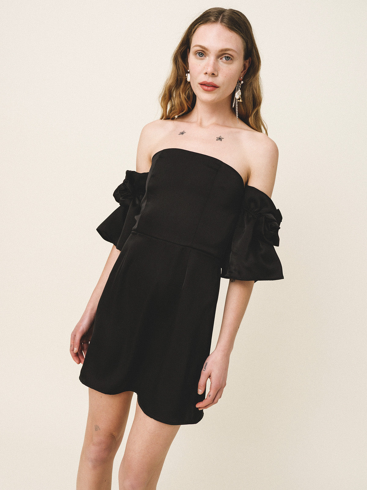 AMELIA Mini Satin Dress - Andreakou Concept Store