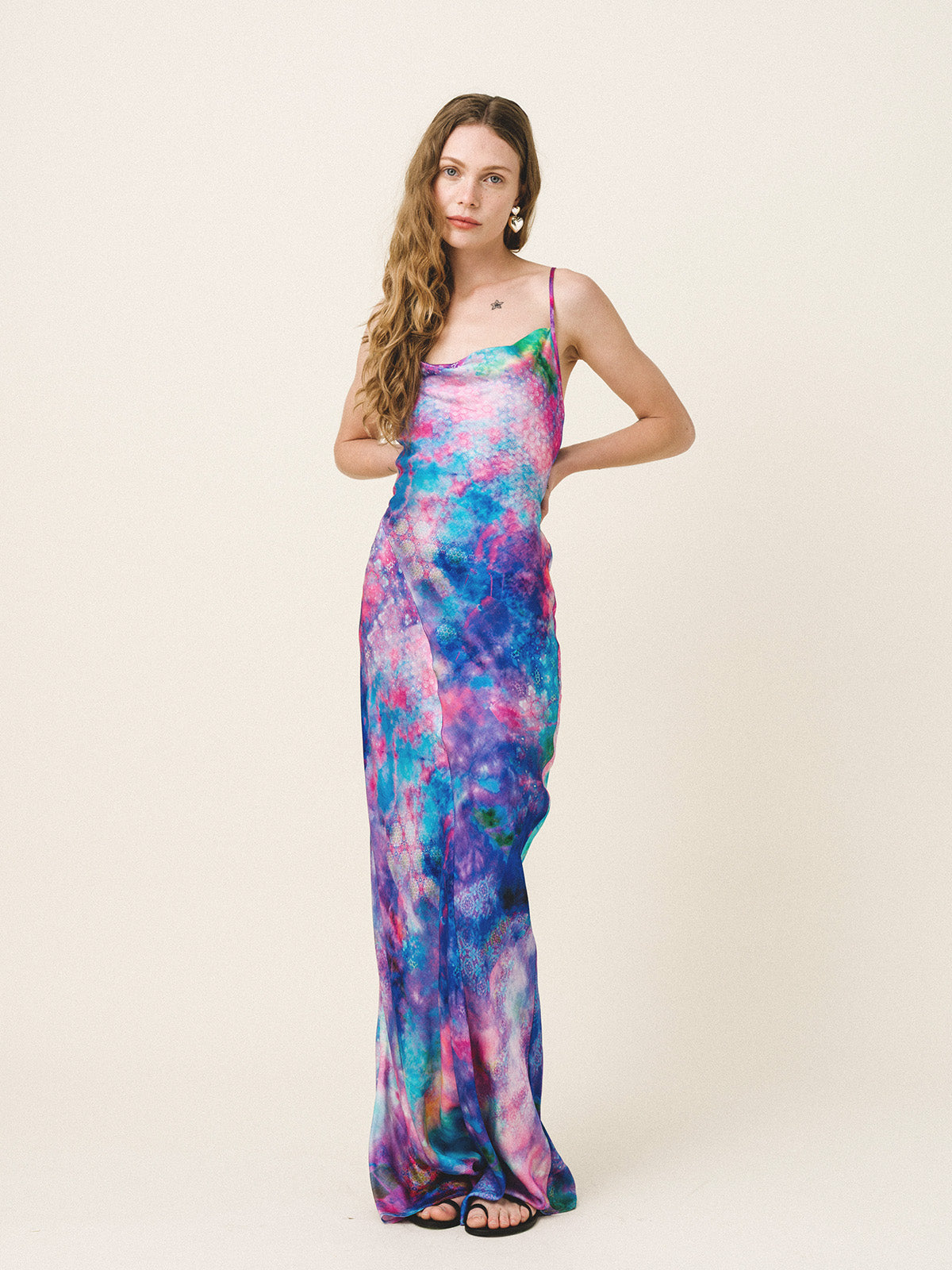 EVELYN Printed Maxi Dress - Andreakou Concept Store