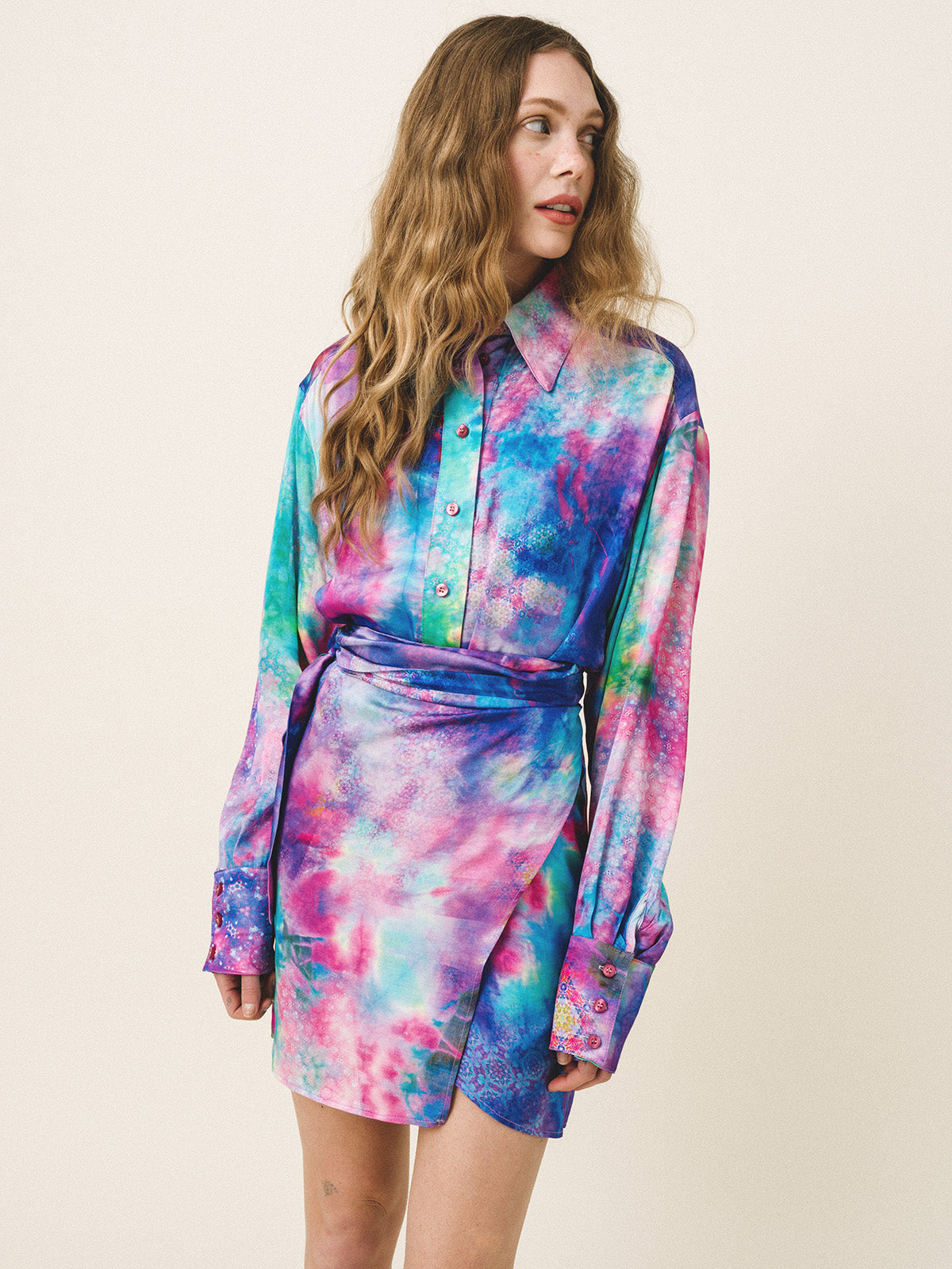 ERIS Printed Oversized Shirt - Andreakou Concept Store
