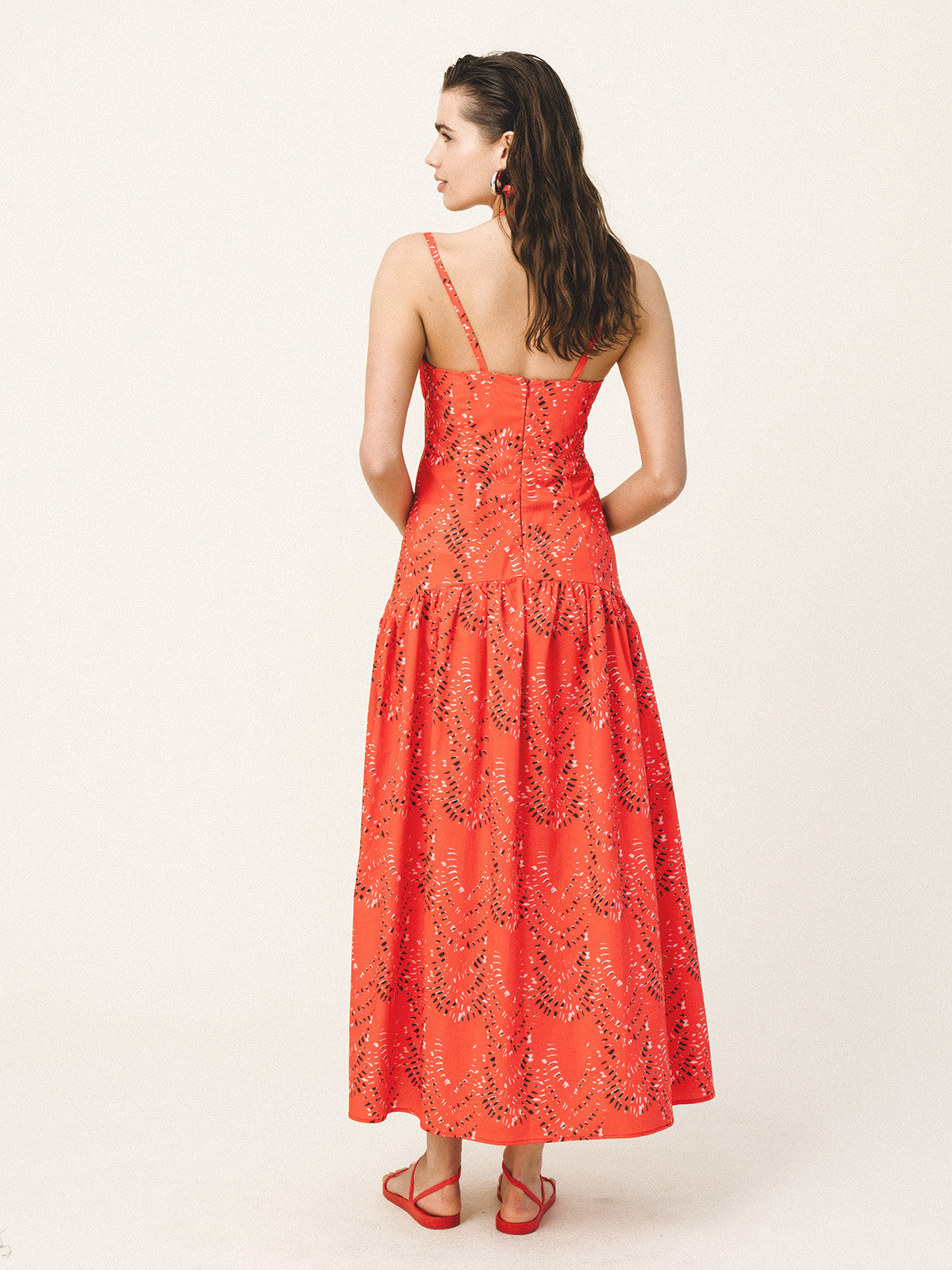 CLAIRE Printed Midi Dress - Andreakou Concept Store