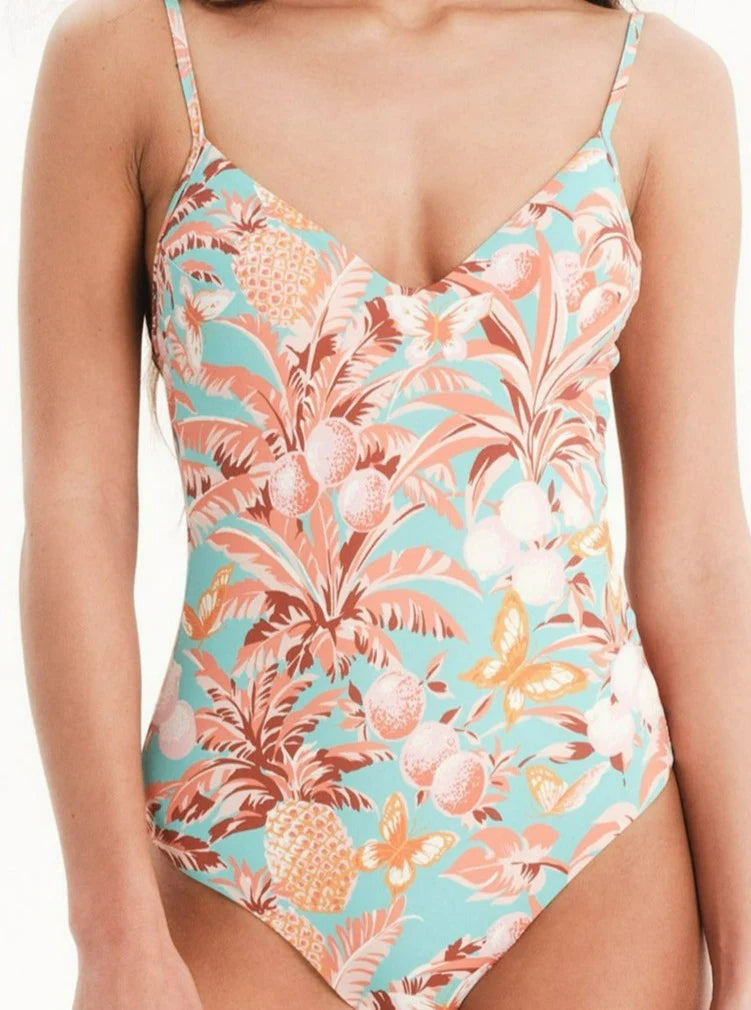 Light Exotica-Spaghetti Straps One Piece - Andreakou Concept Store