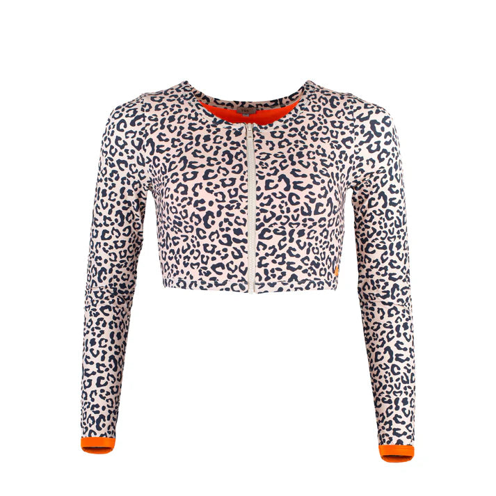 Rhea Long Sleeves Top Animal Print - Andreakou Concept Store