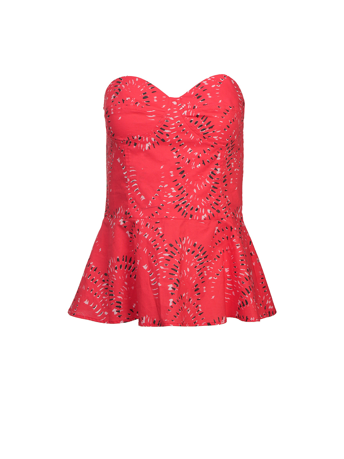 GISELLE Printed Bustier Top - Andreakou Concept Store