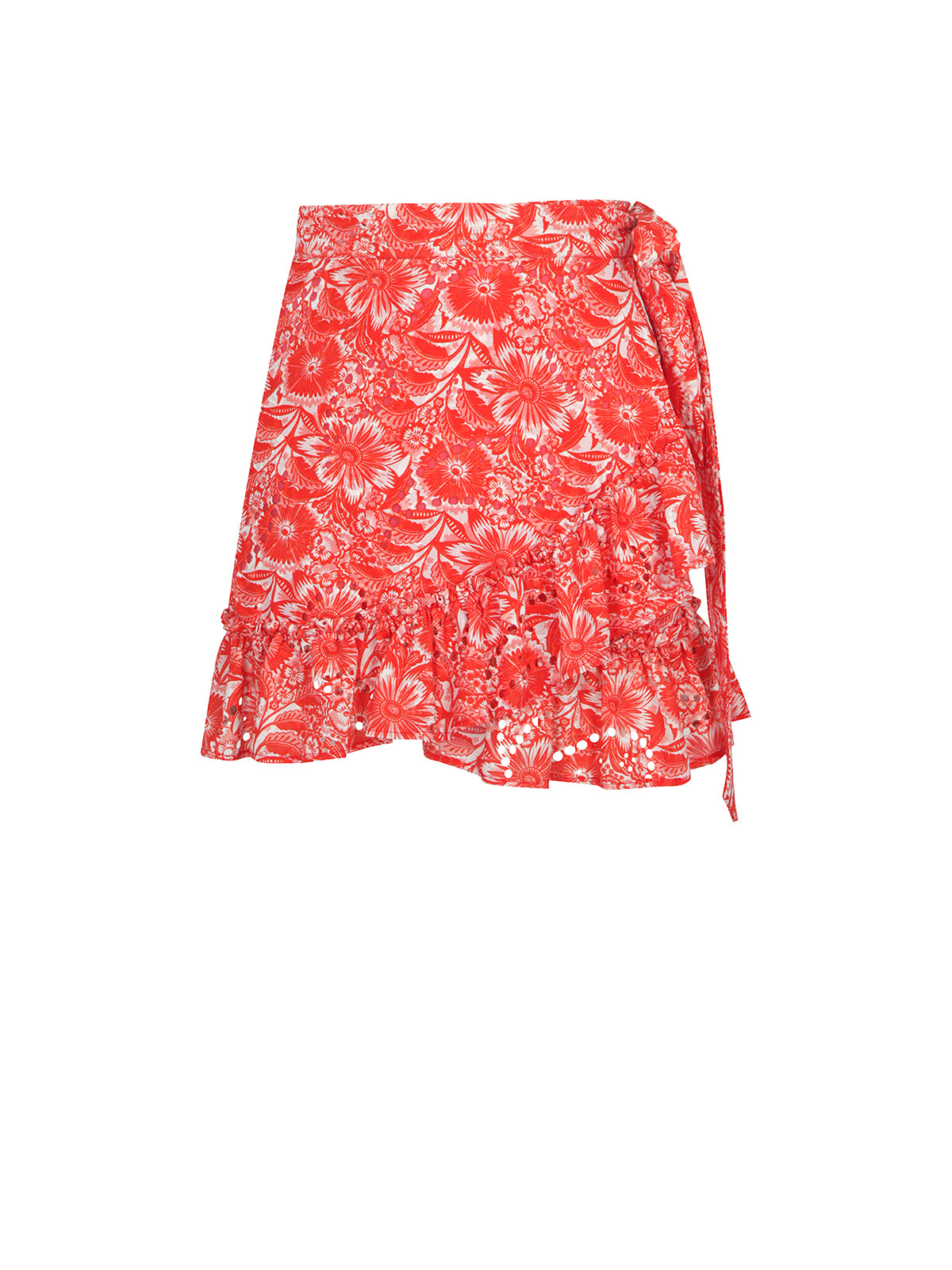 AYLA Broderie Anglaise Wrap Skirt - Andreakou Concept Store