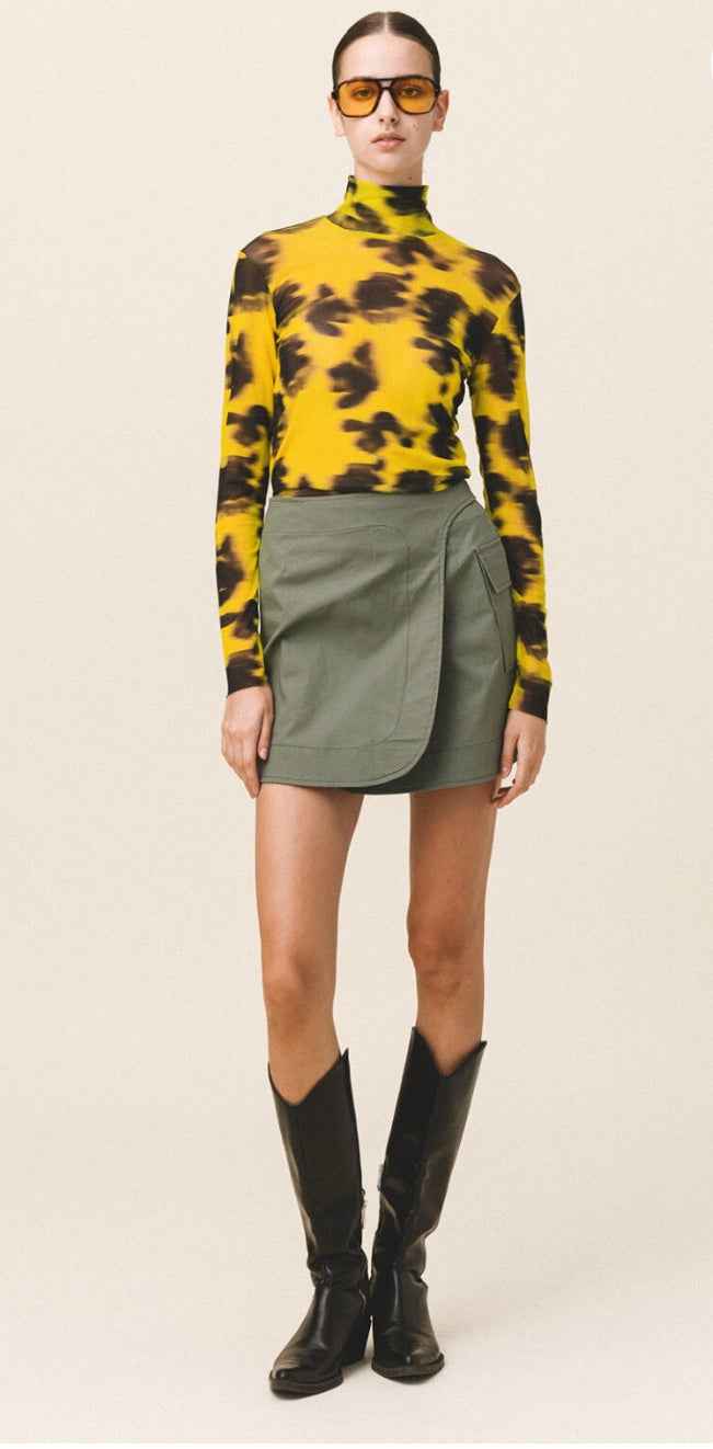 ANNITA Wrap Cotton Skirt