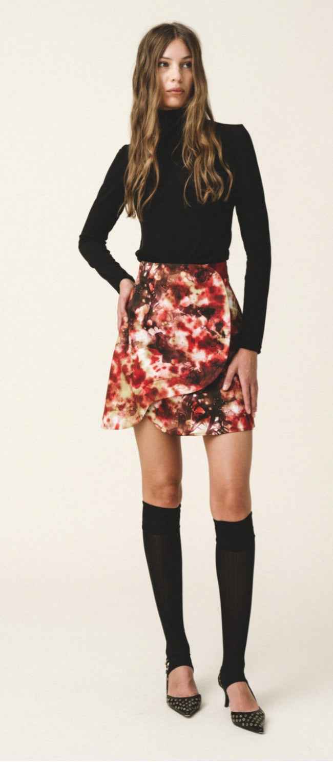 DALHIA Printed Mini Skirt
