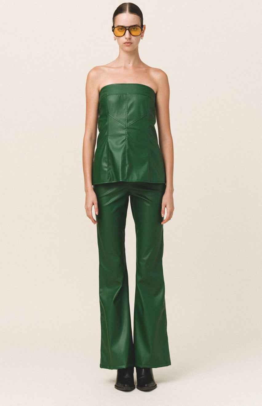 KIRA Vegan Leather Bustier