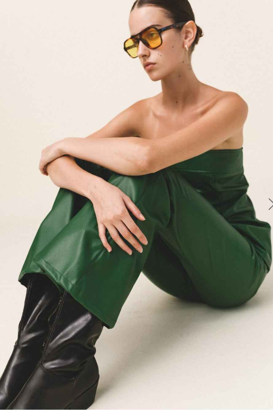 KIRA Vegan Leather Bustier