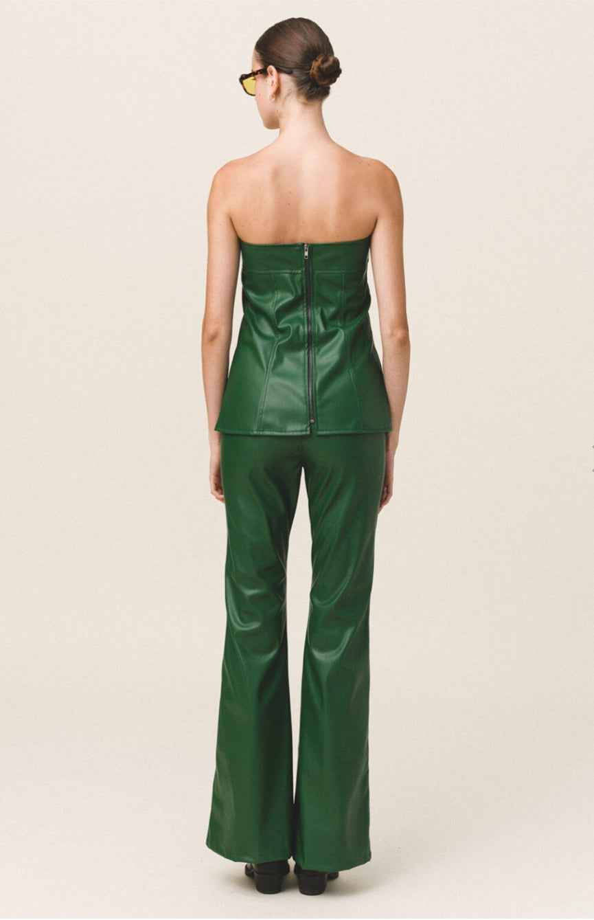 KIRA Vegan Leather Bustier