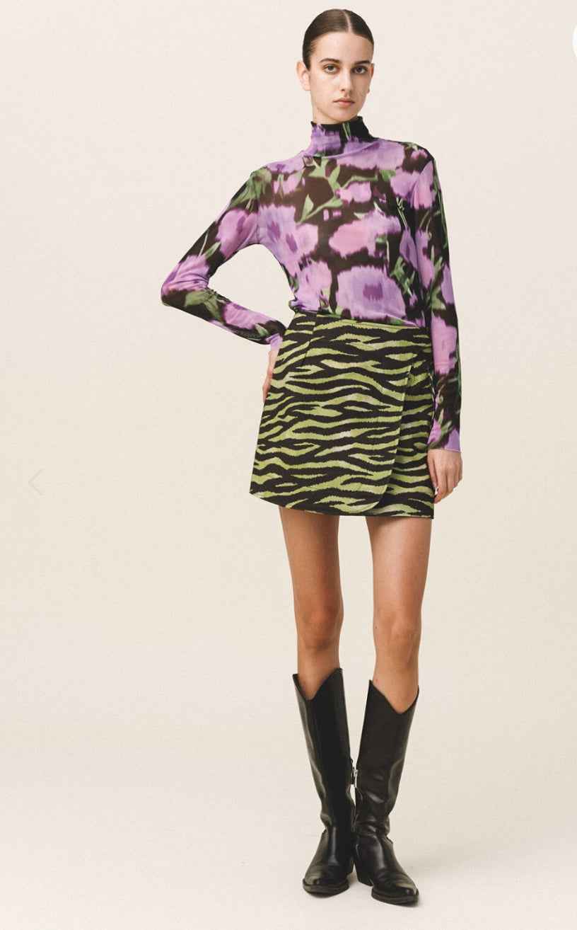 ANNITA Wrap Tiger Skirt
