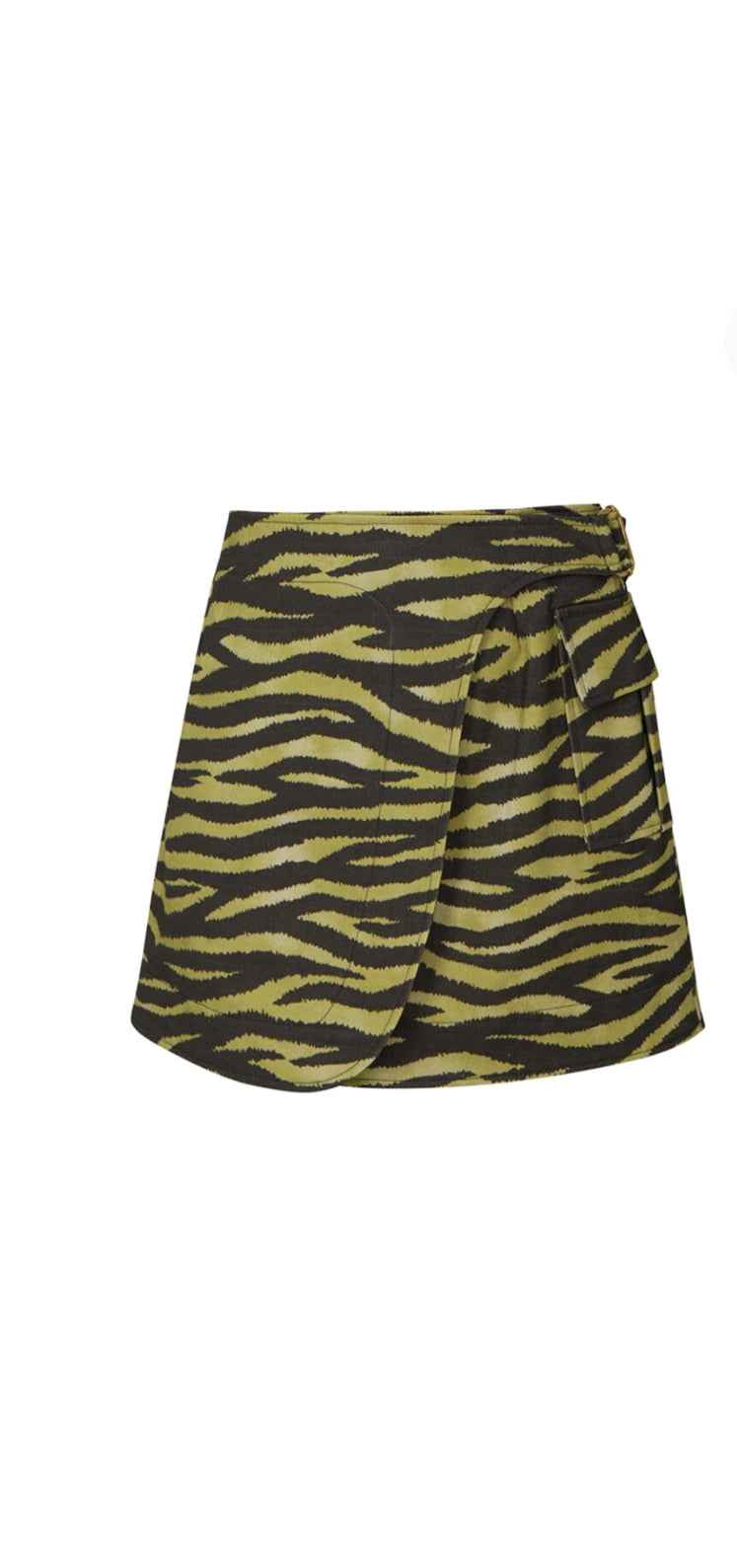 ANNITA Wrap Tiger Skirt