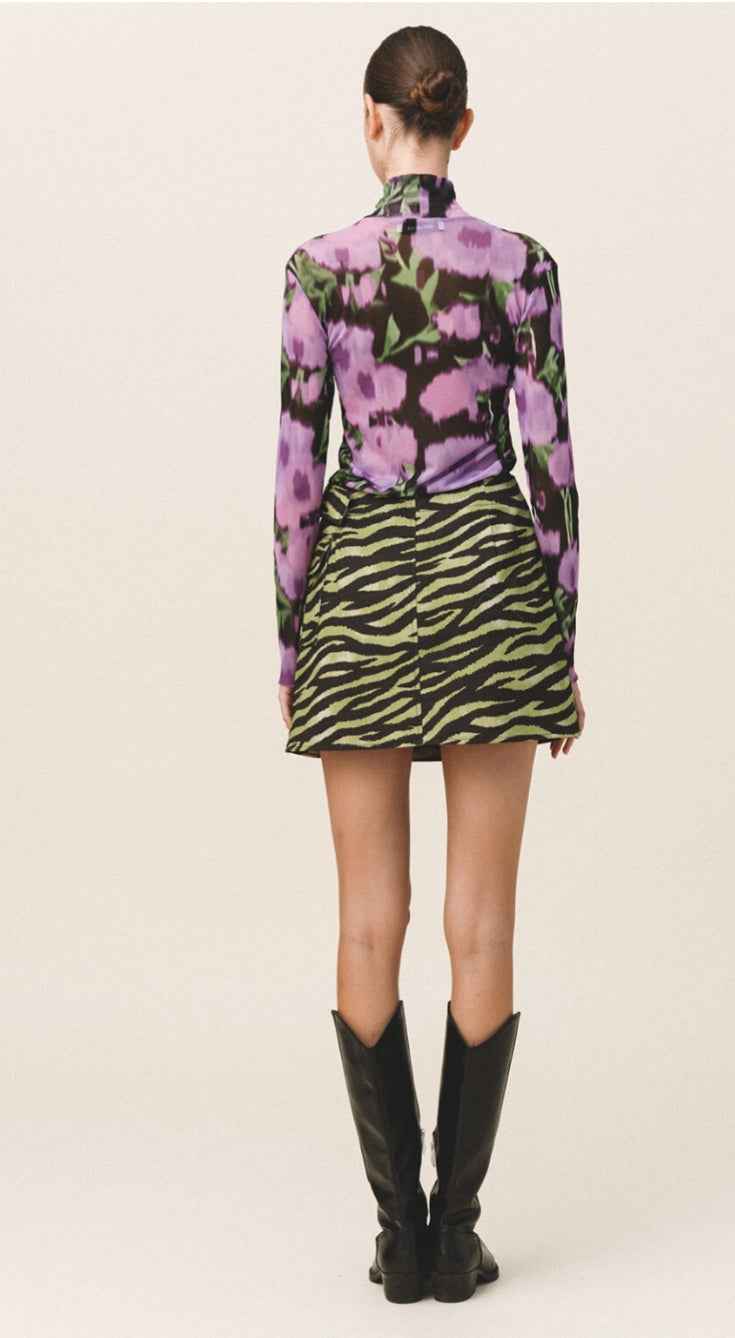 ANNITA Wrap Tiger Skirt