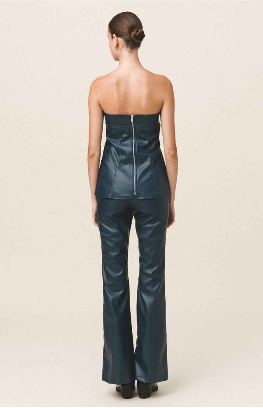 KIRA Vegan Leather Bustier