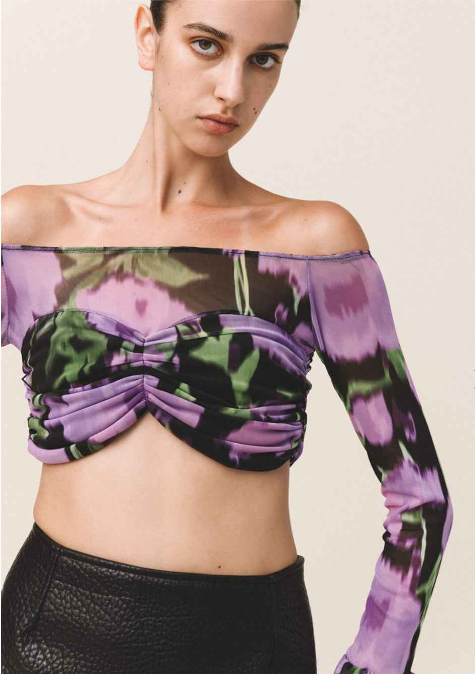 AURORA Mesh Crop Top