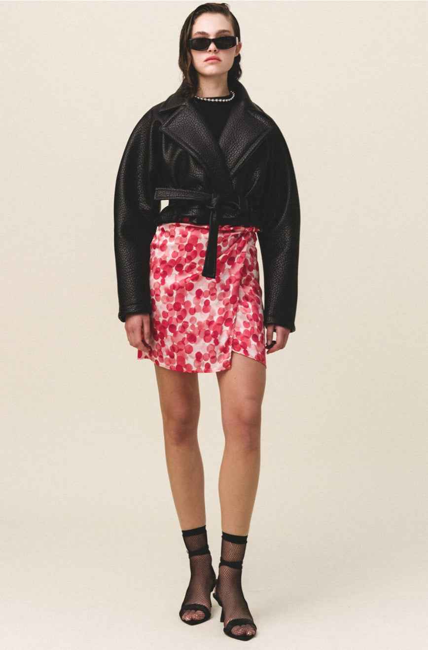 JOVANA Leather Crop Jacket