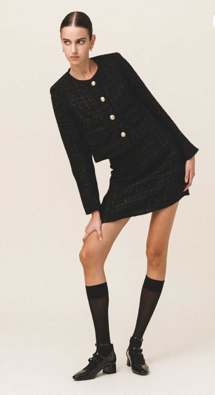 ADELINE Tweed Mini Skirt - Andreakou Concept Store