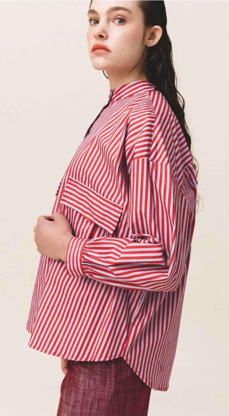 RILEY Striped Shirt - Andreakou Concept Store