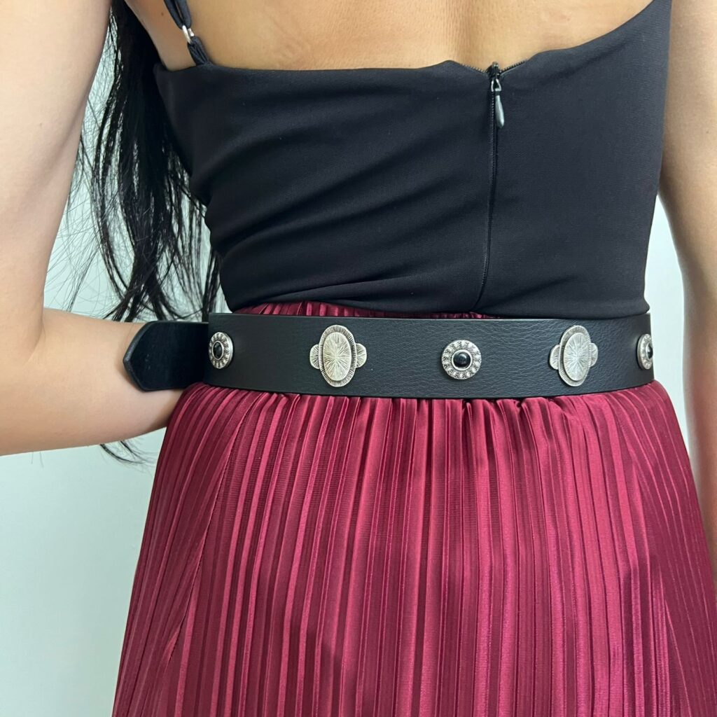 Leather Belt Black WB745 - Andreakou Concept Store