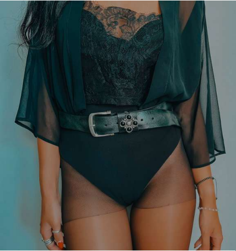 Leather Belt Black WB784 - Andreakou Concept Store