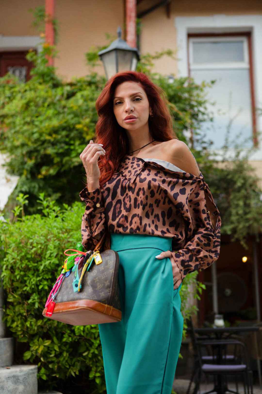 Carrot Blue-Green Trouser